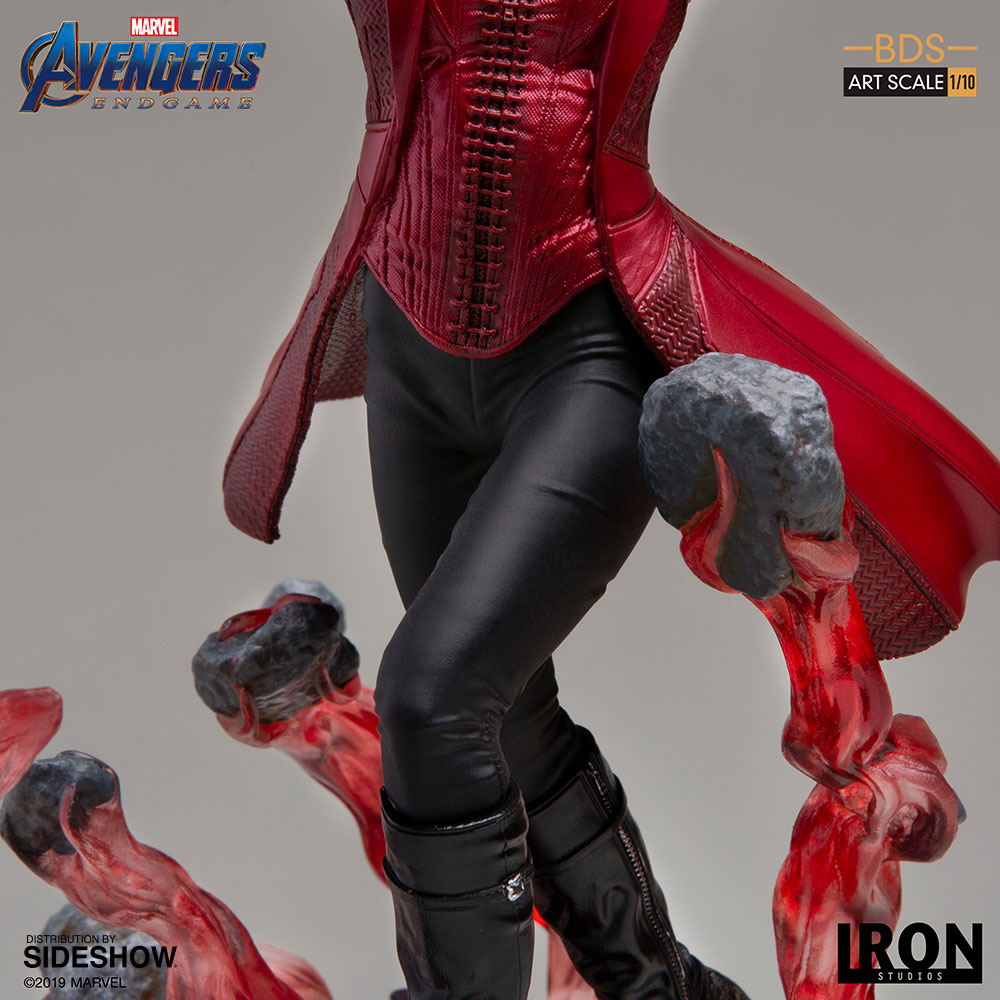 scarlet spider statue