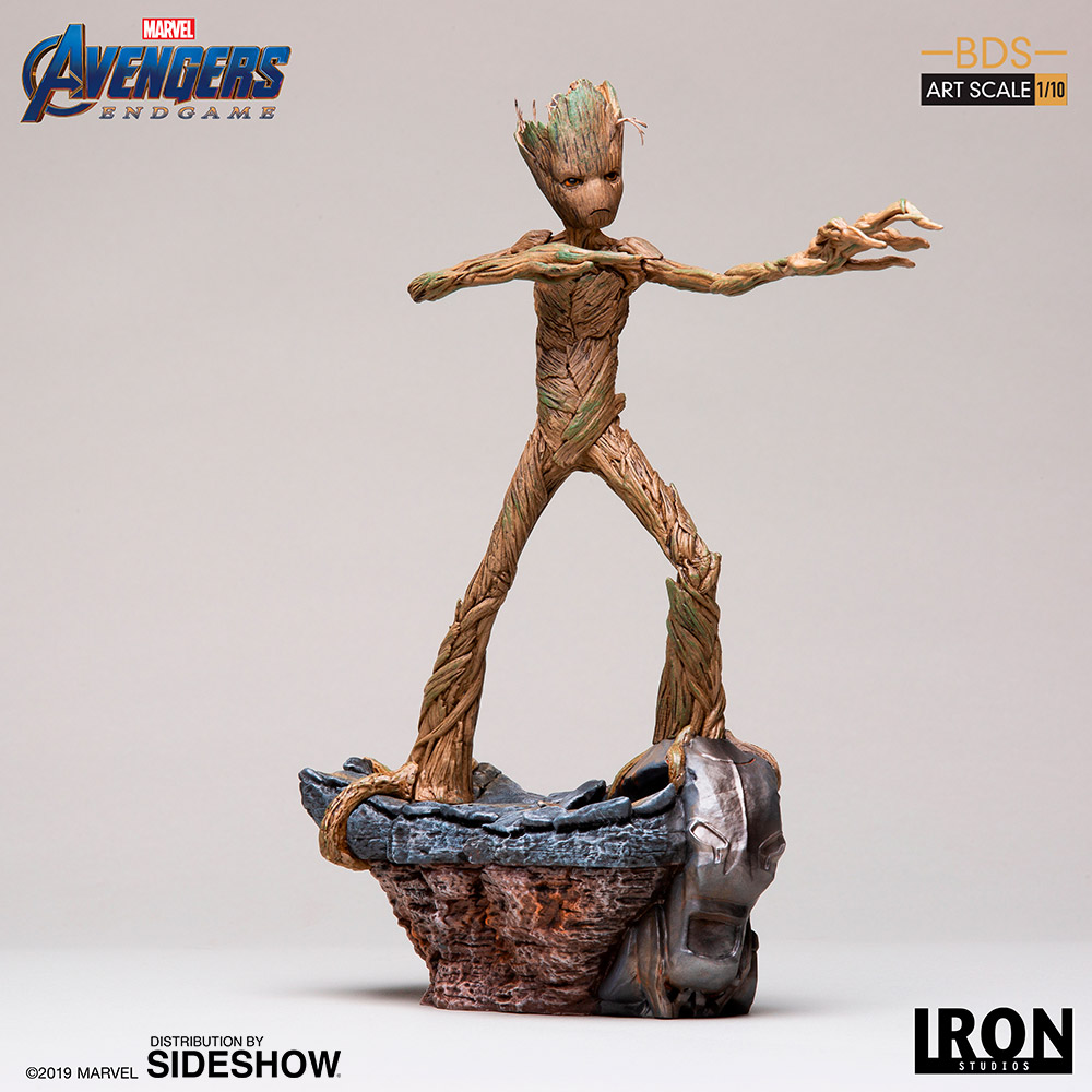 Marvel Groot Guardian Of The Galaxy Avenger 40 Cm Small Statue