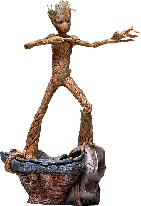 Marvel Groot Guardian Of The Galaxy Avenger 40 Cm Small Statue