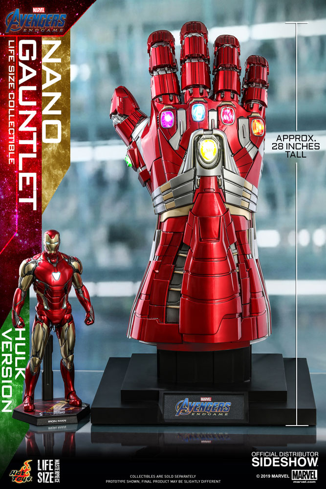 Hot Toys LMS007 Avengers Endgame Nano Gauntlet Life-Size Collectible New 