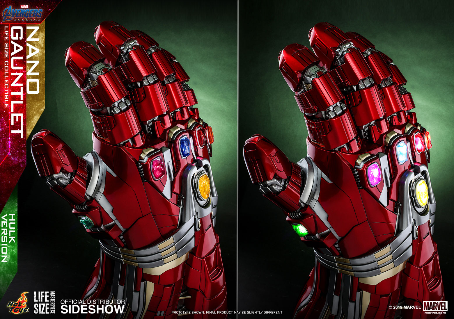 hot toys hulk gauntlet