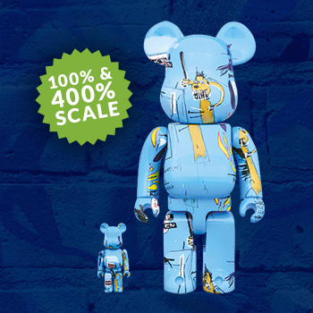 Be@rbrick Jean-Michel Basquiat #4 100% and 400% Collectible Set
