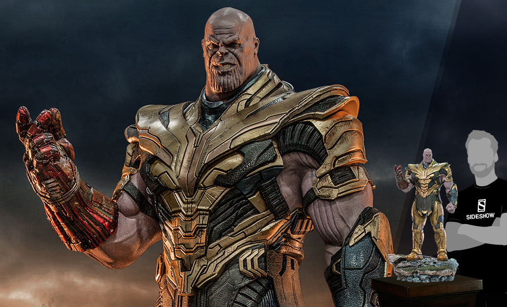 action figure thanos iron studios