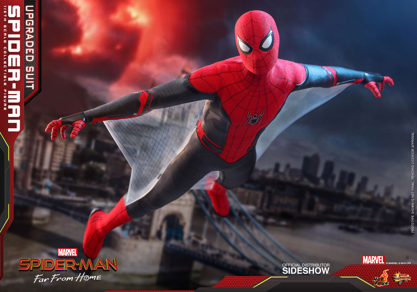 Spider Man Far From Home Upgraded Suit Drawing