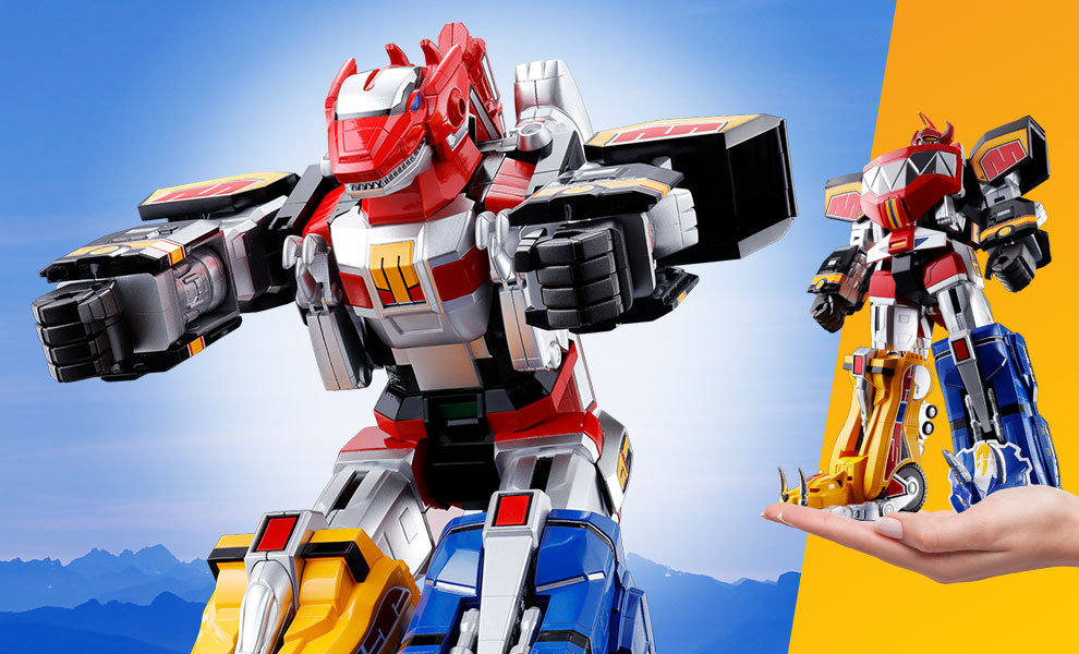 soul of chogokin thunder megazord