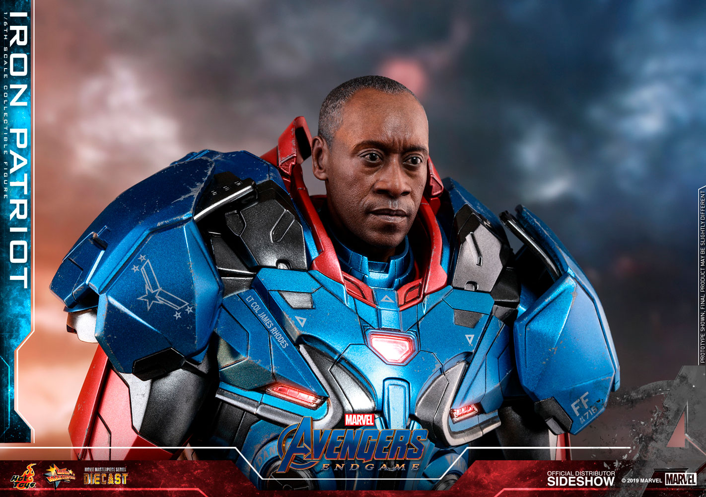 hot toys iron patriot endgame