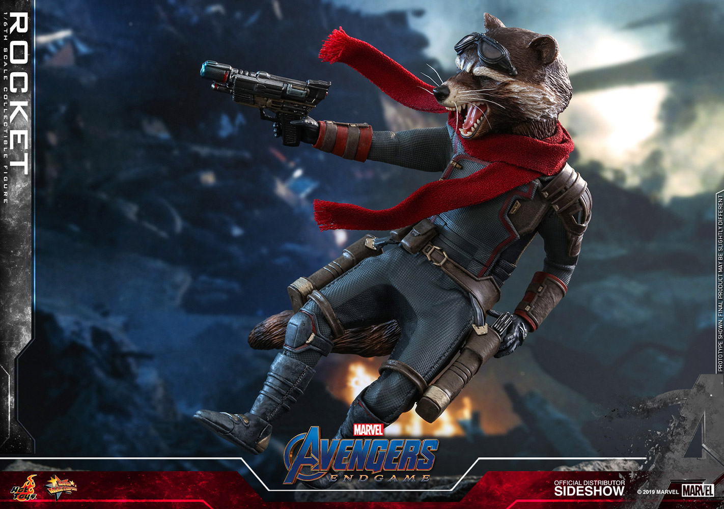rocket raccoon hot toys endgame