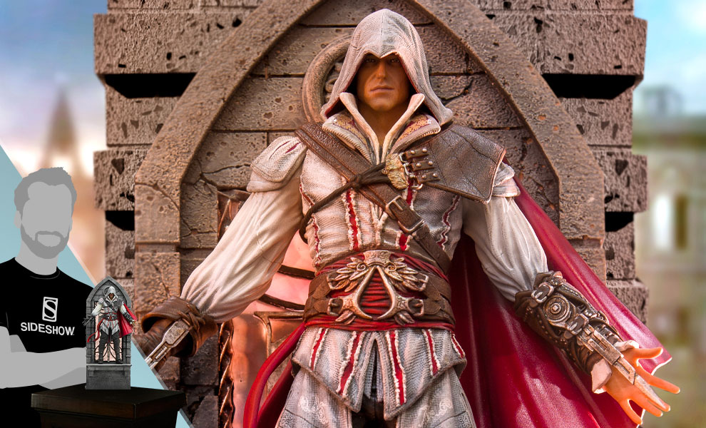 Figura Assassins Creed - Ezio Auditore 1/10 Regular - Iron Studios