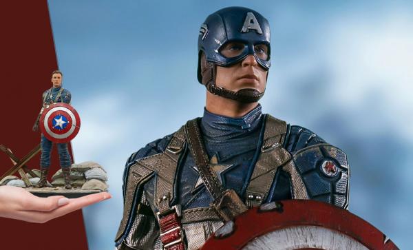SIDESHOW CON EXCLUSIVE Captain America: The First Avenger 1:10 Scale Statue by Iron Studios