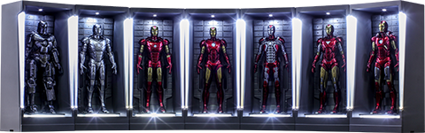 hot toys iron man suits