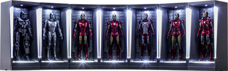 Iron Man Hall of Armor Miniature Miniature by Hot Toys