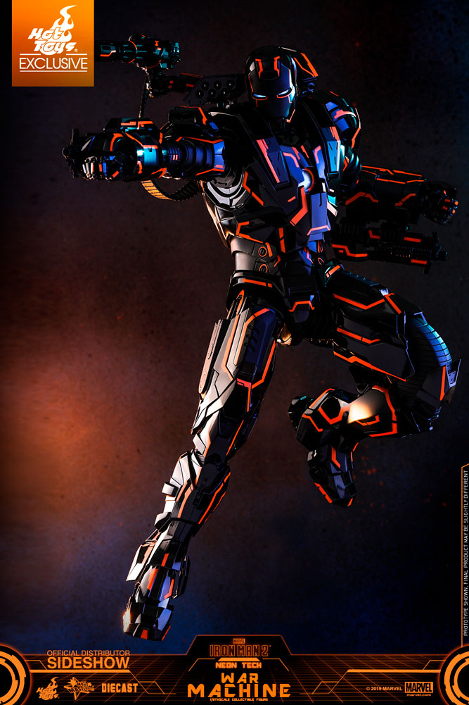 Neon Tech War Machine Sixth Scale Figure