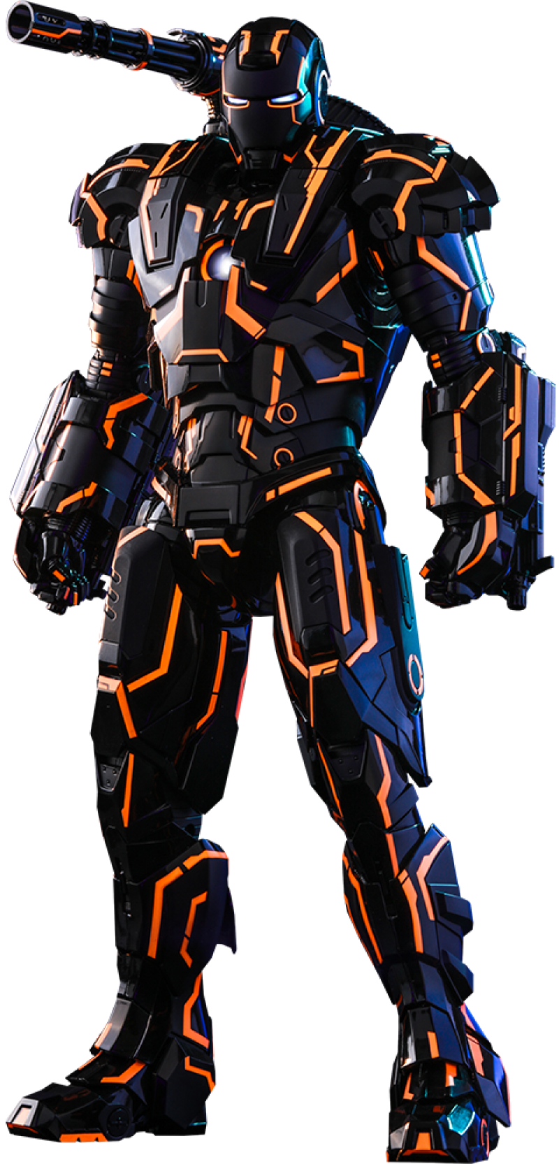 Neon Tech War Machine Sixth Scale Figure by Hot Toys