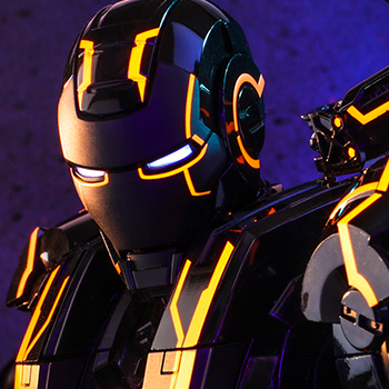 Neon Tech War Machine Sixth Scale Figure | Sideshow Collectibles