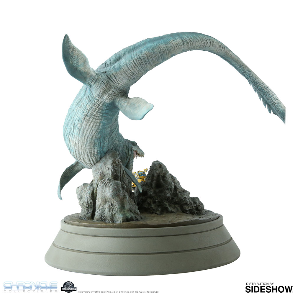 jurassic world mosasaurus statue