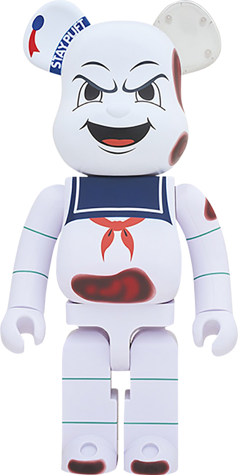 Be@rbrick Stay Puft Marshmallow Man "Anger Face" 1000% Vinyl Collectible by Medicom Toy