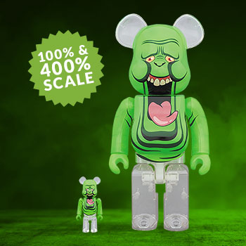 Be@rbrick Slimer (Green Ghost) 100% and 400% Collectible Set 