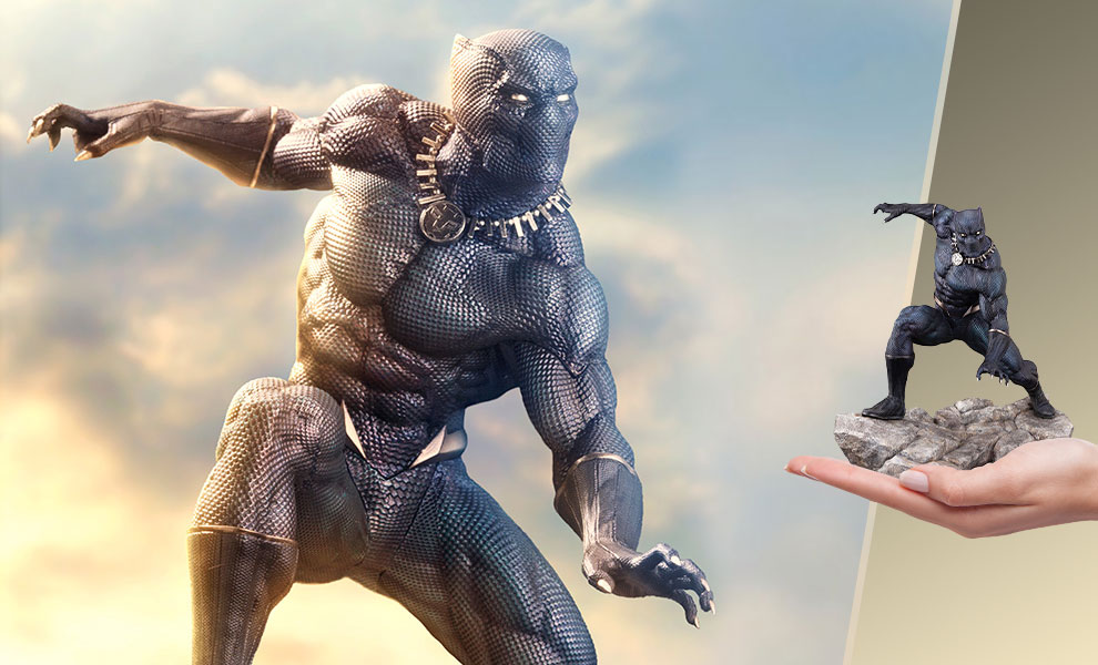 Gallery Feature Image of Black Panther 1:10 Scale Statue - Click to open image gallery