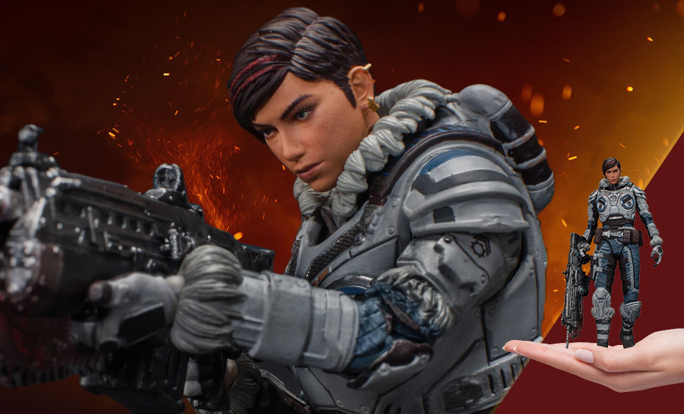 KAIT DIAZ ARCTIC ARMOR - GEARS OF WAR 5 Action Figure – Storm Collectibles