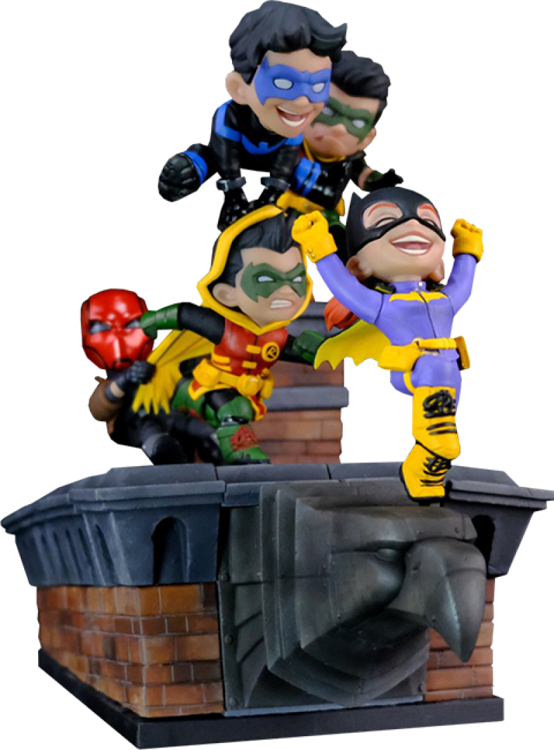Batman Family Knight Out QMaster Diorama by Quantum Mechanix