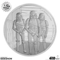 Gallery Image of Stormtrooper Silver Coin Silver Collectible