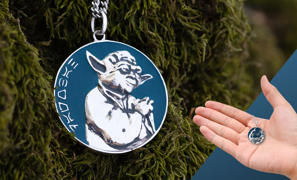Gallery Feature Image of Dagobah Planetary Medallion Jewelry - Click to open image gallery