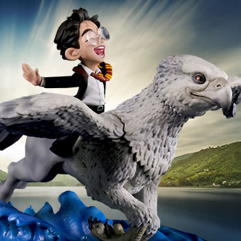 Harry Potter and Buckbeak Q-fig Max | Sideshow Collectibles