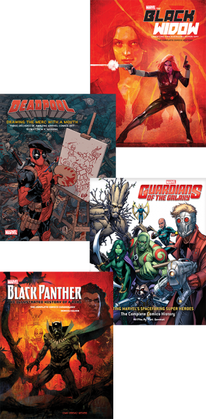 Marvel Comics Art Books Collection Book
