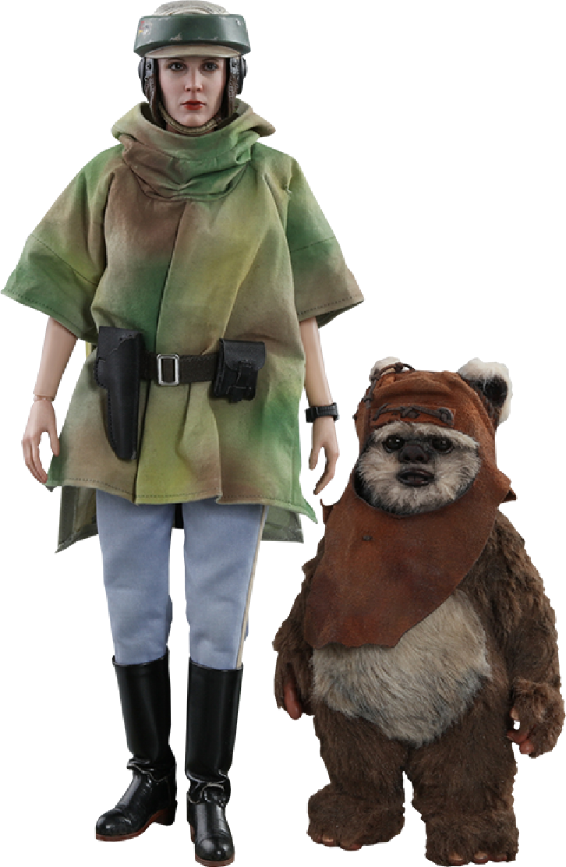 Princess Leia & Wicket Sixth Scale Figure Set by Hot Toys (905143)