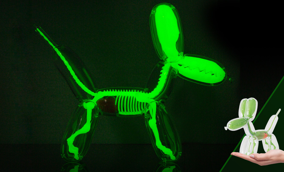 glow in the dark dog toy