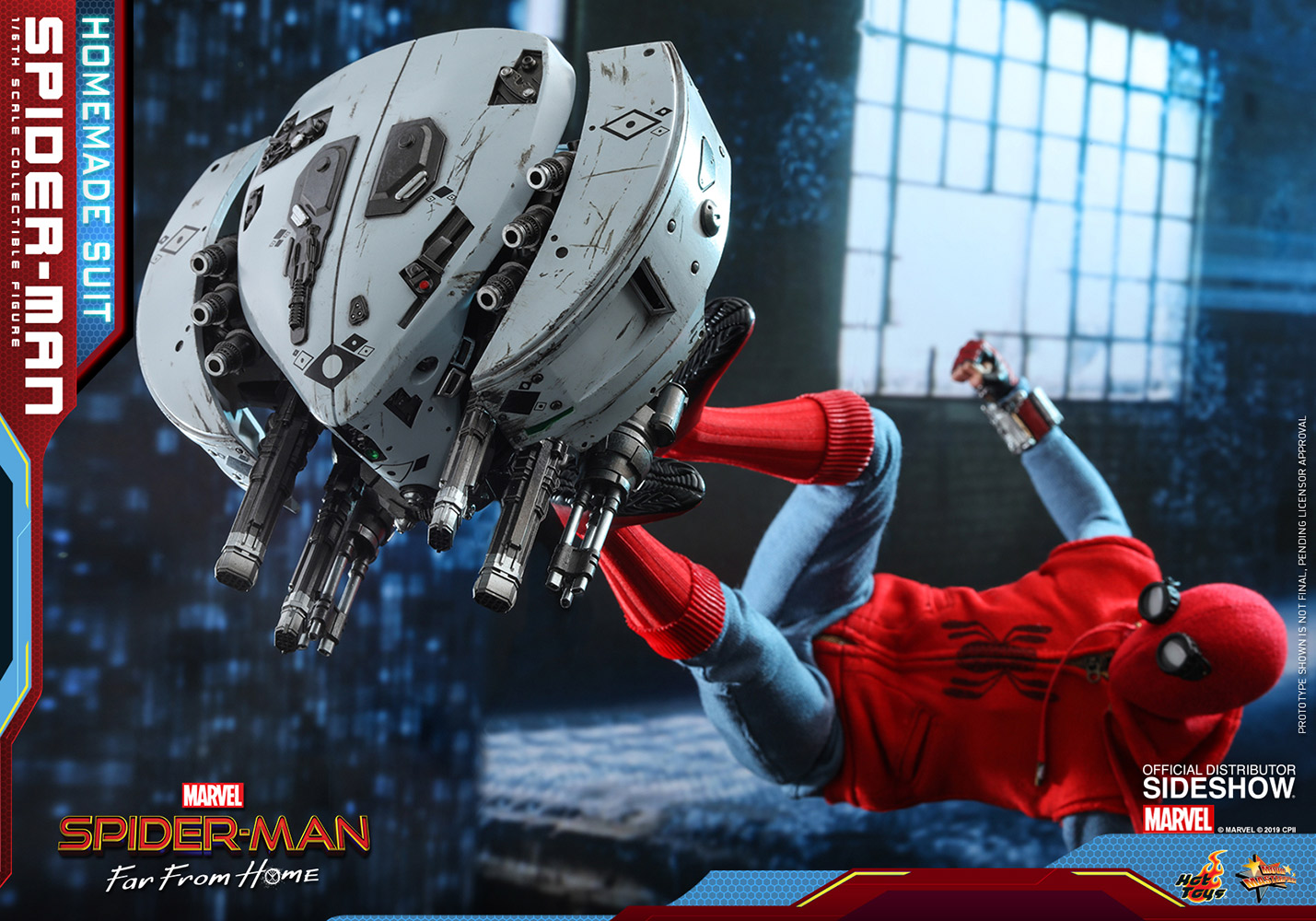 Spider-Man Homemade Suit Sixth Scale Figure | Sideshow Collectibles