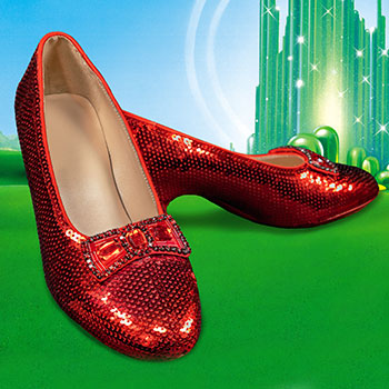 Hysterisk Cape deres Dorothy's Ruby Slippers (Yellow Brick Road Edition) Replica | Sideshow  Collectibles