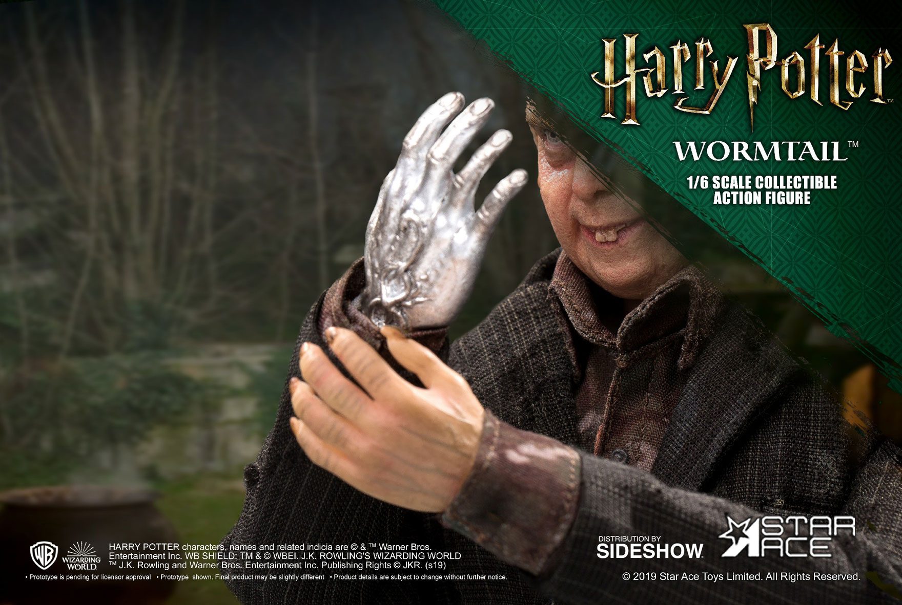 Star Ace Harry Potter Wormtail Peter Pettigrew 1:6 Scale Deluxe Figure