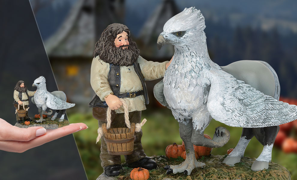 Figurine Harry Potter Hogwarts Hagrid Proud Hippogriff Indeed NEW 