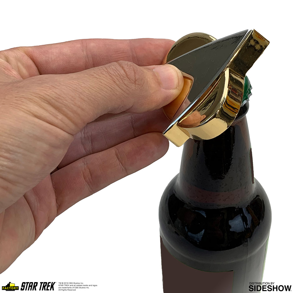 Communicator Badge Bottle Opener- Prototype Shown