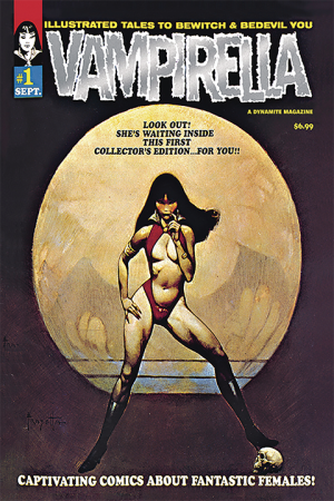Vampirella #1 (1969) Limited Platinum Foil Edition Book