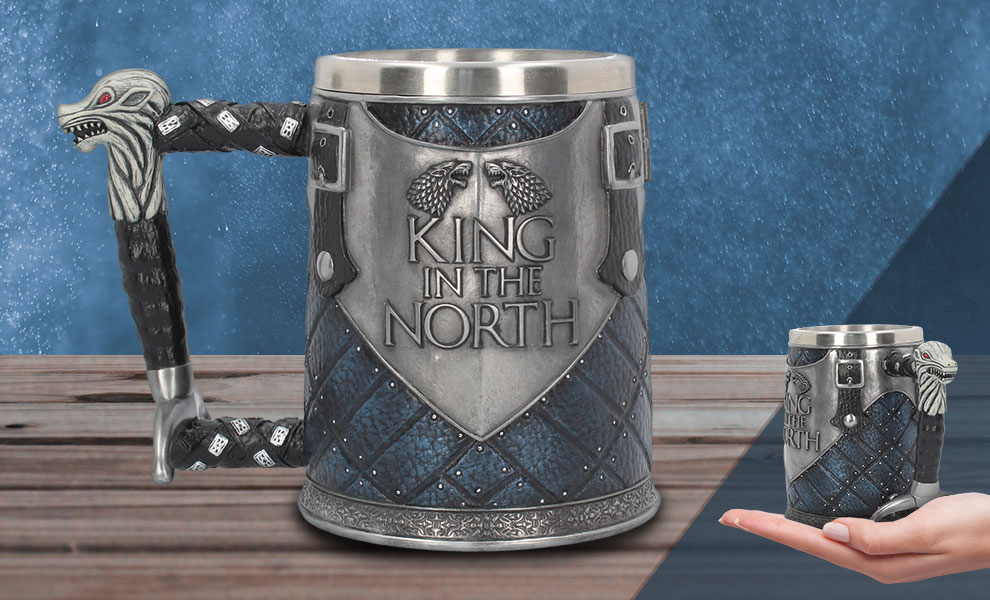 Gallery Feature Image of King in the North Tankard Collectible Drinkware - Click to open image gallery