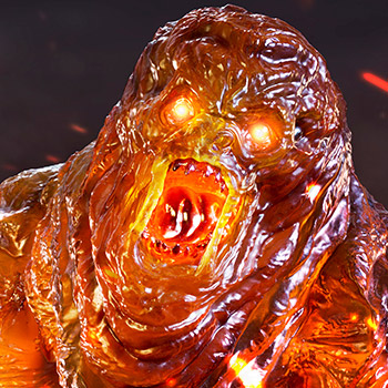Molten Man Marvel 1:10 Scale Statue