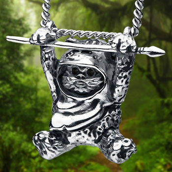 STARWARS イウォーク mini ネックレス シルバー Ewok Slider Necklace by RockLove | Sideshow Collectibles