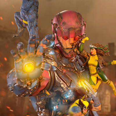 X-Men VS Sentinel Diorama