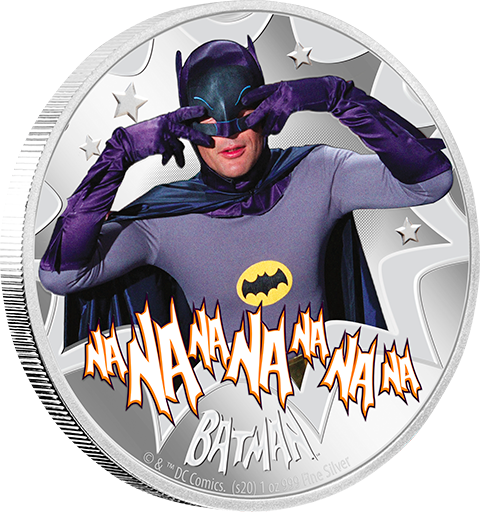 Batman Silver Coin 1oz Silver Coin By New Zealand Mint Sideshow Collectibles Batman Silver Coin 1oz Silver Coin By New Zealand Mint Sideshow Collectibles