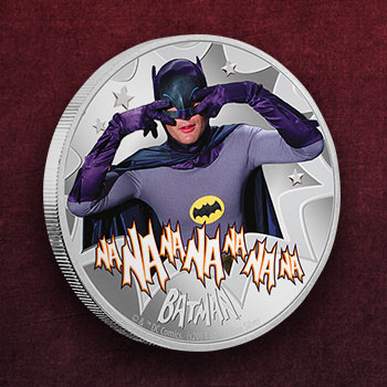Batman Silver Coin 1oz Silver Coin by New Zealand Mint | Sideshow