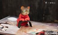 Gallery Image of Red String Cat Figurine
