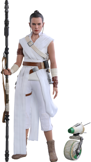 Rey and D-O Sixth Scale Figure Set
