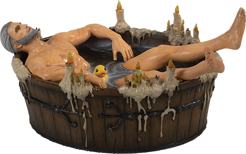 Dark Horse Comics Geralt in the Bath Statuette
