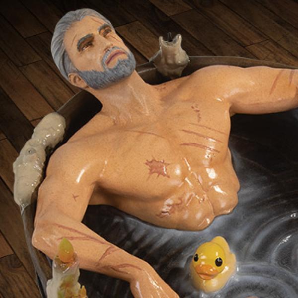 Geralt in the Bath
