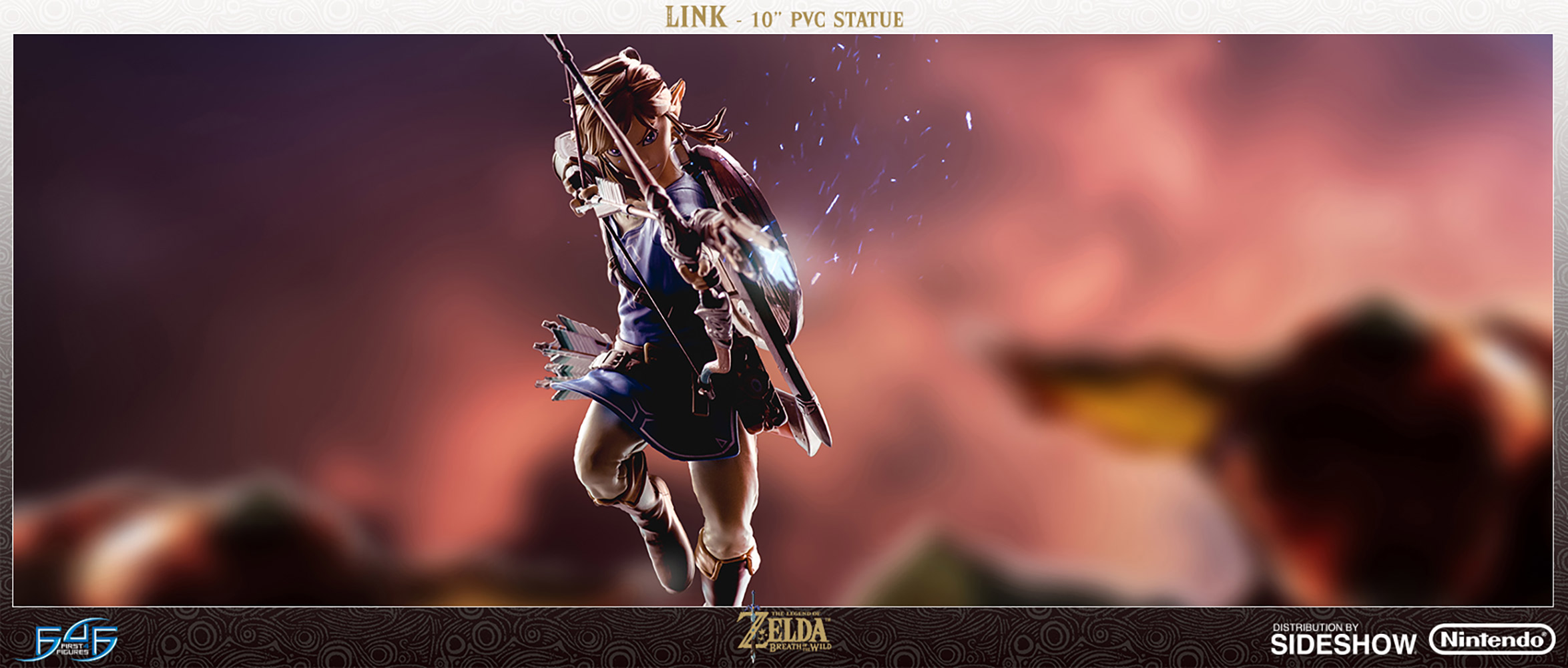 The Legend Of Zelda Breath Of The Wild Link Pvc Figure Sideshow Collectibles