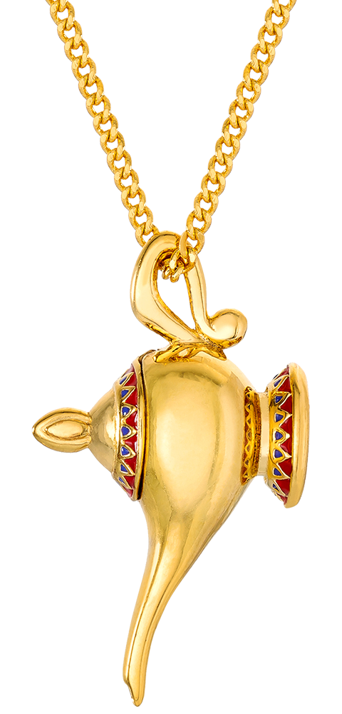RockLove Hinged Magic Lamp Necklace Jewelry
