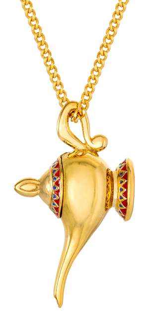 Hinged Magic Lamp Necklace Jewelry