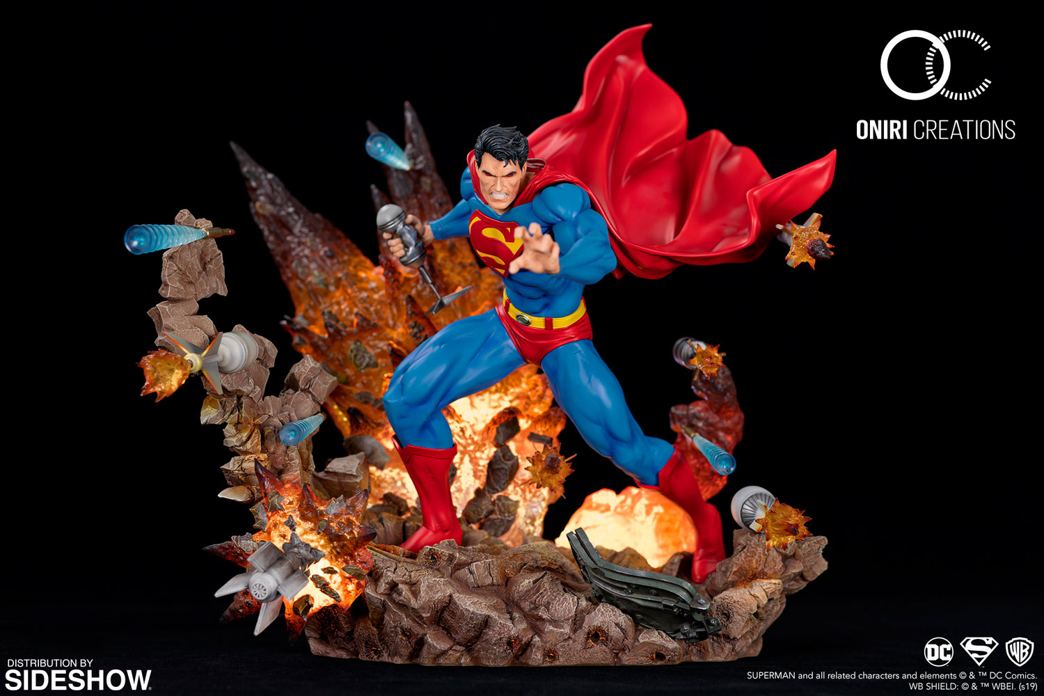 superman statue sideshow